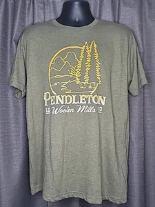 Pendleton Large Sage Light Green 1863 Woolen Mills Men's L Tshirt - Picture 1 of 5