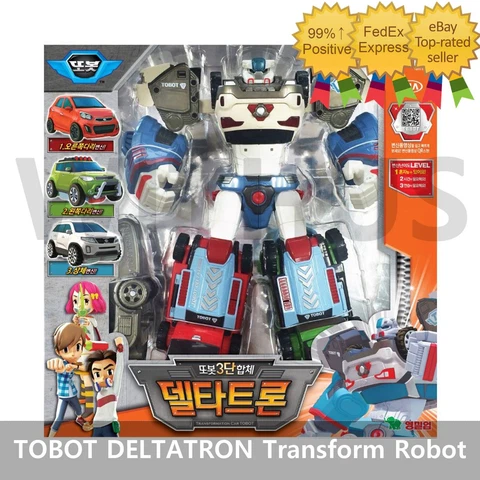 TOBOT DELTATRON 3-Part Integration Transform Car Robot Korea Kids Toy set 2022 Cover