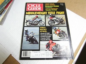 1984 July CYCLE GUIDE Magazine - Vintage Motorcycles - Imagen 1 de 2