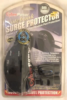 CyberPower CPS500NBP Notebook Surge Protector (BRAND NEW SEALED) - Image 1 of 4