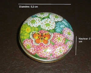 825 Leere Pillendose Aus Metall 5,2 X 2 Cm - Picture 1 of 4