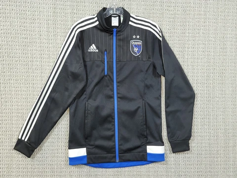Adidas 2014 San Jose Earthquakes MLS Soccer Track Jacket Training Kit Mens Small Cover