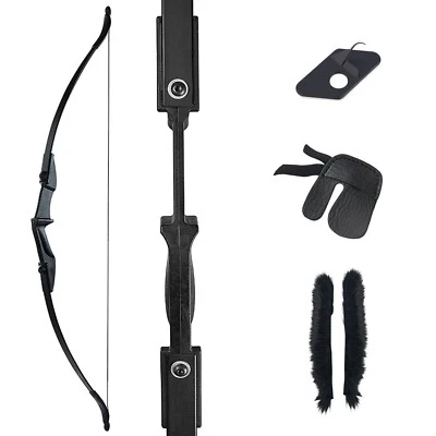 54'' 20-40lbs Archery Takedown Recurve Bow Set Hunting for Beginner Teenager - Image 1 of 4