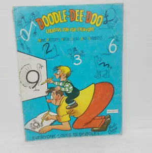 DOODLE DEE DOO Aktivität kreatives lustiges Malbuch - unbenutzt - Vintage - Bild 1 von 4