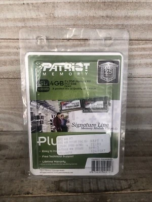 Patriot Kit of 2 (2x1GB) PSD22G667K 2GB PC2-5300 Memory - Image 1 of 4