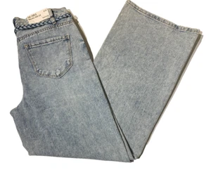 NWT Kensie jeans Womens The Carla High Rise Wide Leg Lismore (LT Blue) SZ 8/29 - Picture 1 of 7