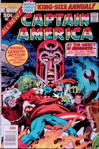 Captain America V1 Annual #4 (1977, Marvel) FINE + Jack Kirby Art & Cvr - Bild 1 von 2
