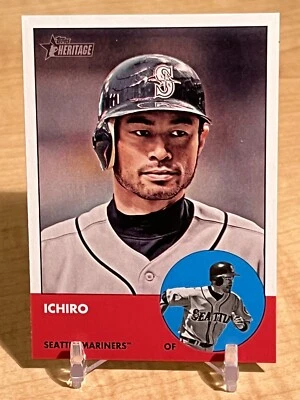 2012 Topps Heritage SP/Short Print Ichiro Suzuki #491 Seattle Mariners - Image 1 of 2