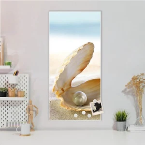 banjado Design Magnetwand aus Metall Motiv Pinnwand Magnettafel Perlenmuschel - Bild 1 von 25