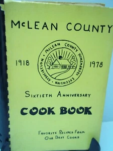 McLean County Homemakers Extension Cookbook Bloomington Illinois - Imagen 1 de 3