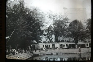 OUZBEKISTAN BOUKHARA ROUTES DE LA SOIE PHOTO PLAQUE DE VERRE MOLTENI 1900 PARIS - Foto 1 di 2