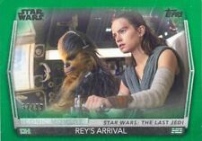 Women Of Star Wars Iconic Moments IM-20 Rey's Arrival GREEN Parallel Card 37/99
