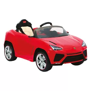 Rastar Ride-On Elektroauto Lamborghini Urus (rot) für Kinder bis 30 Kg fahrbar - Bild 1 von 2