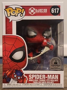 Funko Pop! 617 Marvel WEB Spider-Man - Disney Parks Exclusive Sticker - Picture 1 of 5