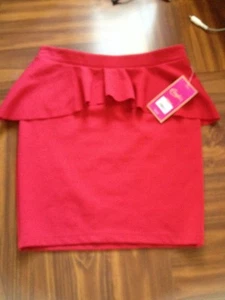 NUEVO CON ETIQUETAS $34 Damas Caramelos Falda Lápiz Roja/TIENE ACCESORIO SUPERIOR/ X-PEQUEÑA/¡ENVÍO GRATUITO! - Imagen 1 de 5