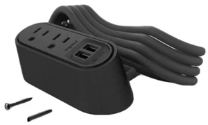 NEW WIREMOLD WSPC220BK DESKTOP POWER CENTER COMMERCIAL BLACK 2 PW - Picture 1 of 5