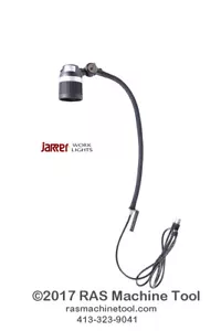 Jarrer Flexible Goose Neck LED Task/Work Light JHL-35F-120VAC, Bridgeport Mill - Picture 1 of 1