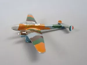 B384 Vintage Potez 630 Avion Bi Moteurs Camouflé WWII Jouet Aluminium 8.8 cm - Imagen 1 de 9