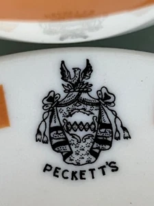 1950s Peckett’s Hotel Franconia NH Family crest 1st Ski School cream soup bowl - Picture 1 of 4