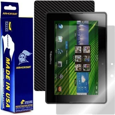 Protector de pantalla ArmorSuit MilitaryShield Blackberry Playbook + negro carbono EE. UU. Foto 1 de 4