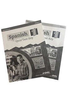 Abeka Spanish 1 Quiz and Test Key Volumes 1 and 2 - 9th Grade – 12th Grade - Picture 1 of 2