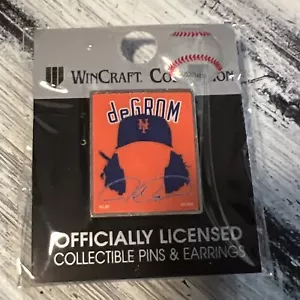 WINCRAFT NEW YORK SPORTS FAN APPAREL & SOUVENIRS METS PIN DEGROM HAIR - Picture 1 of 1