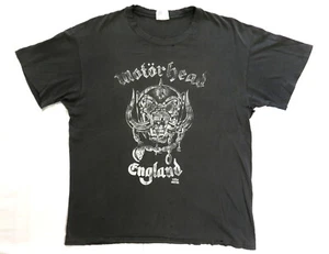 Motorhead Vintage T-Shirt 1990er Konzert Tour England Lemmy Thrashed Distressed - Bild 1 von 9