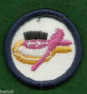 INSIGNIA GIRL SCOUT - MUNDOS PARA EXPLORAR - PÚRPURA - LUCIENDO LO MEJOR POSIBLE - ENVÍO GRATUITO - Imagen 1 de 2