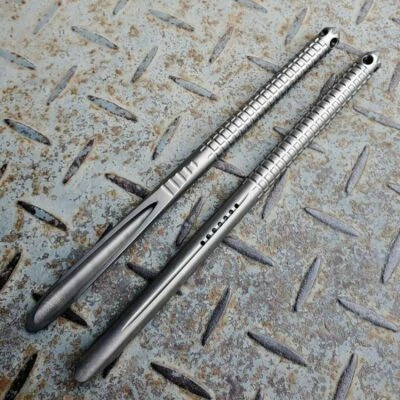 New Solid Titanium Alloy Tea Knife Crowbar EDC Portable Tool Tactical - Image 1 of 4