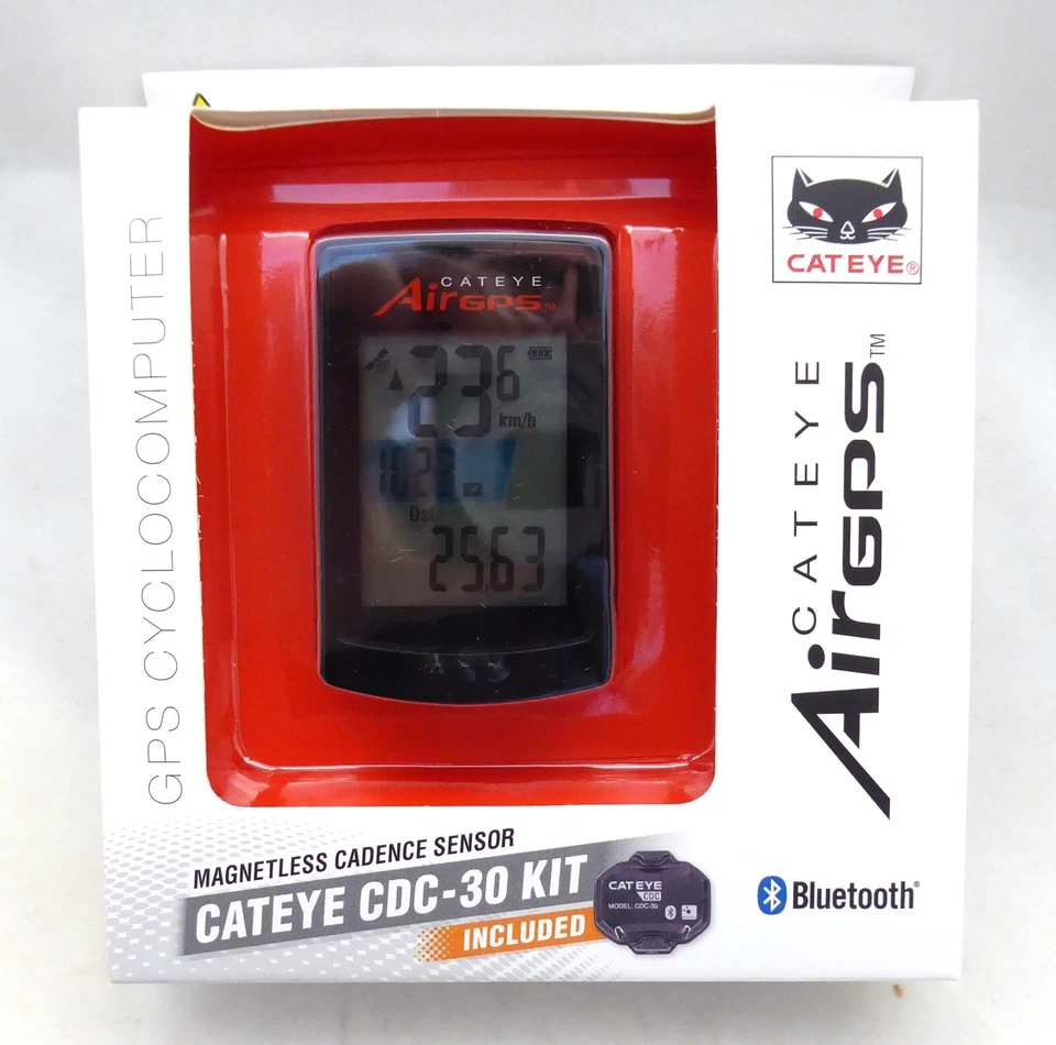 Cateye AirGPS Cycle Computer CC-GPS100 AirGPS w/Cadence - Image 1 of 1