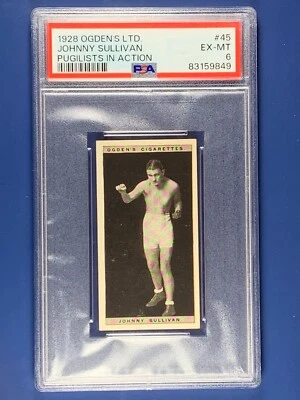 1928 Ogden's LTD. Johnny Sullivan #45, PSA 6 (new label) - Image 1 of 2