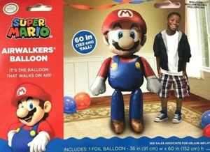 Super Mario Airwalker 60" Tall Birthday Party Jumbo Balloon - Picture 1 of 2
