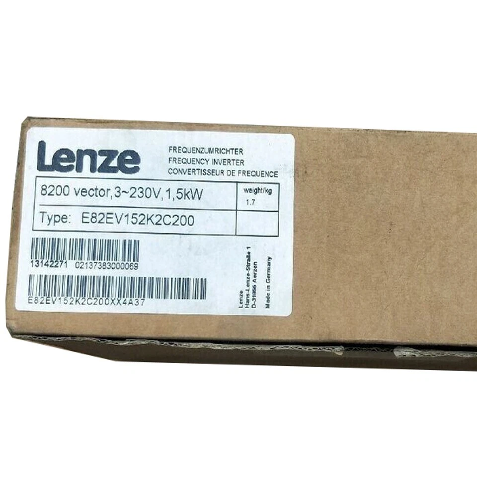 E82EV152_2C200 NEW LENZE E82EV152K2C200 INVERTER 8200 Vector 1.5kW - Image 1 of 1