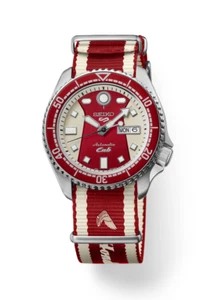 Seiko 5 Sport SRPL23 Honda Super Cub Steel 42.5 Nylon Automatic LE Men's Watch - Picture 1 of 3