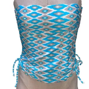 Traje de baño Arizona Jeans S Top para mujer azul gris blanco - Imagen 1 de 9