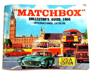 1966 Matchbox Collector's Catalogue USA Editions Near Mint