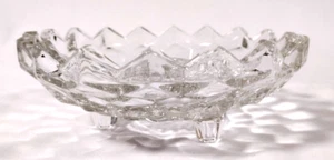 Vintage Home Interiors Clear Glass "Lady Love Dish Candleholder" Item #8893BD - Picture 1 of 3
