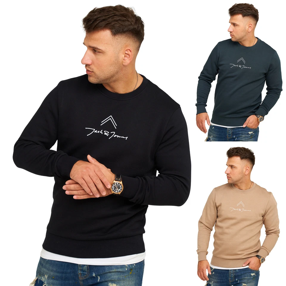 Jack & Jones Infinity Herren Sweatshirt LABO Pullover Sweater Hoodie Casual - Bild 1 von 1