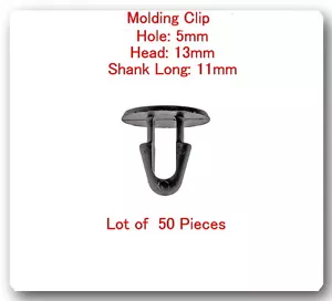 (Lot 50 Pc) Multi Purpose Molding Clip Retainer 90467-08004 08011 Fits: Lexus - Picture 1 of 1