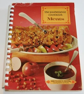 1968 The Panhellenic Cookbook Meats - Picture 1 of 4
