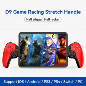 D9 Phone Stretching Game Controller PC For Switch/PS3/PS4 Dual Hall Controller - Picture 1 of 18