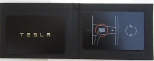 2 x New OEM 2017-2025 TESLA MODEL 3 Y S X Cybertruck Key Cards - Picture 1 of 4