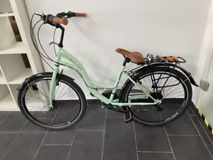 Kron Geroni Damenfahrrad Citybike Comfort 26" inkl Korb minzgrün - Bild 1 von 11