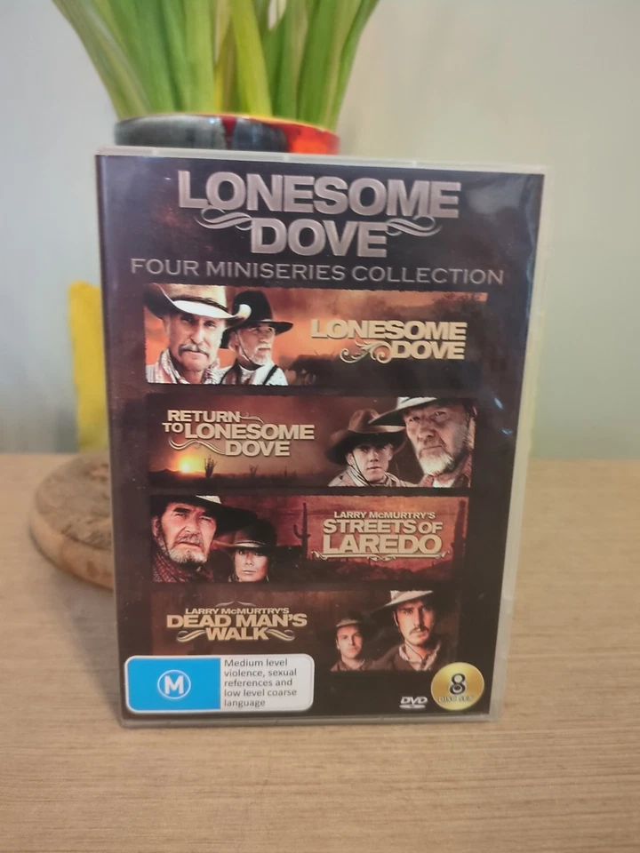 Lonesome Dove Collection 8 Disc Collection Region 2 &4 UK DVD Boxset. Free Post  - Image 1 of 4
