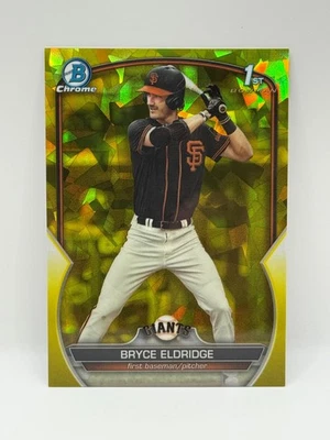 2023 Bowman Draft Sapphire Bryce Eldridge 1st Bowman Yellow /75 BDC-107 MINT! - Image 1 of 2