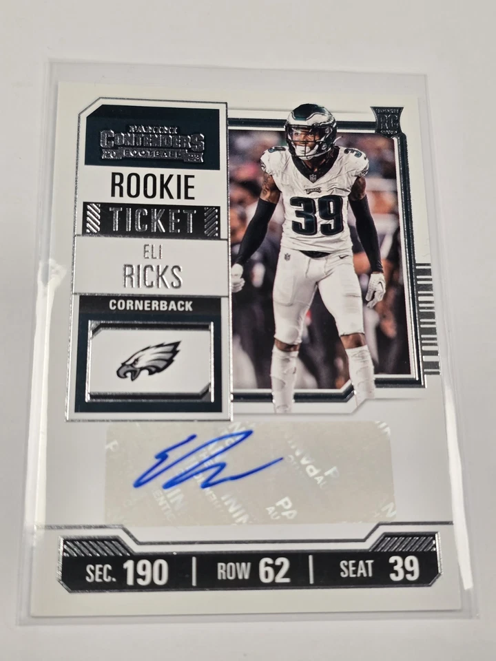 Eli Ricks 2023 Contenders Rookie Ticket Autograph Card #233 - Image 1 of 1