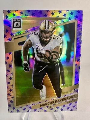 2021 Panini Donruss Optic - Marcus Davenport #167 Stars Prizm New Orleans Saints - Image 1 of 2