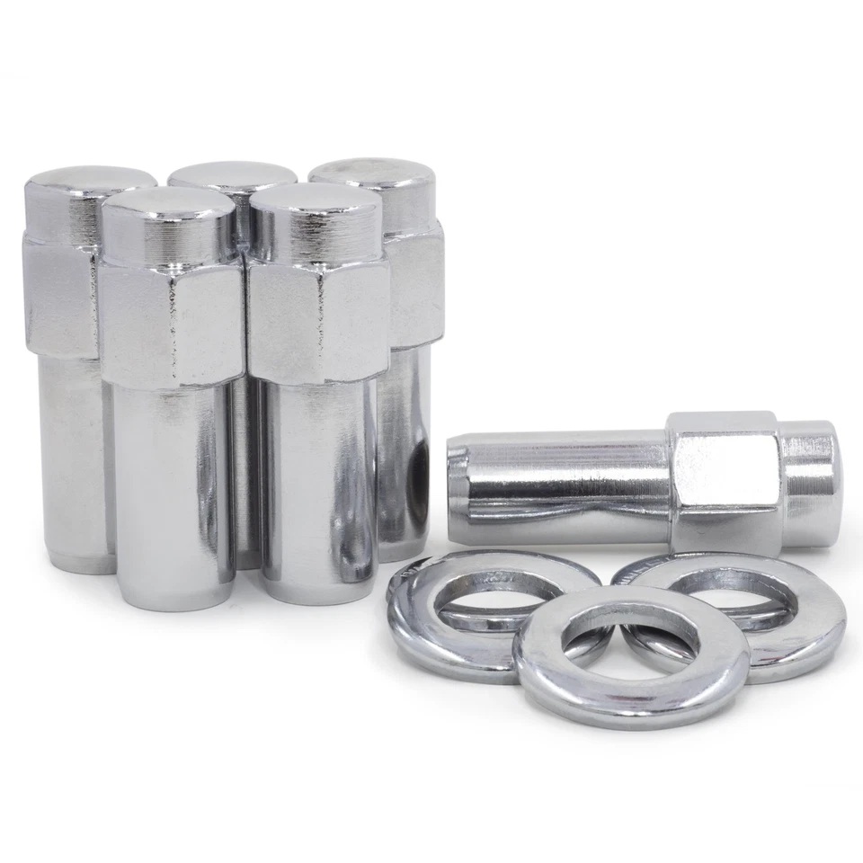 20 Lug Nuts 1/2-20 Chrome SST XL Mag Nut 1.37" Shank Cragar Ford - Image 1 of 4