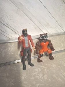 Rocket Raccoon Starlord Superhero Lot Marvel figure Guardians of the Galaxy - Picture 1 of 7