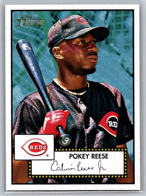 2001 Topps Heritage #308 Pokey Reese REDS - Image 1 of 2